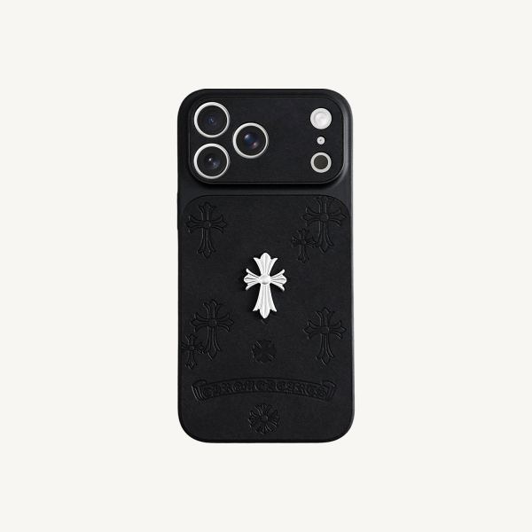 Cross Pendant Case in Black (iPhone)