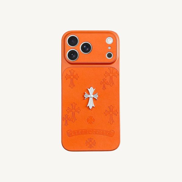 Cross Pendant Case in Orange (iPhone)