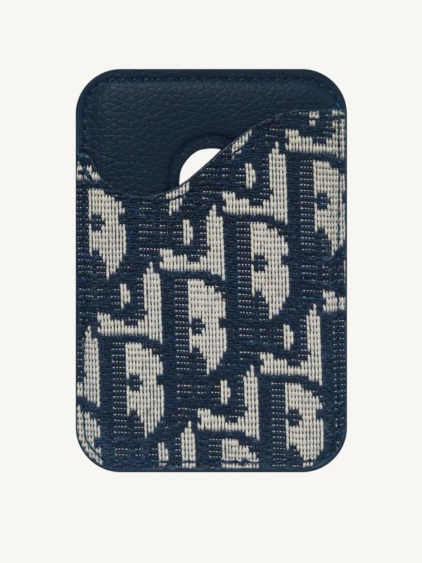 Monogram MagSafe Cardholder in Blue