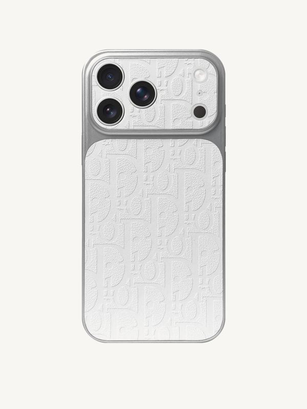 Monogram Case in White (iPhone)