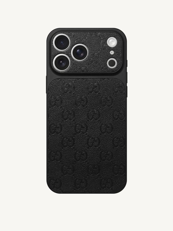 Monogram Case in Black (iPhone)