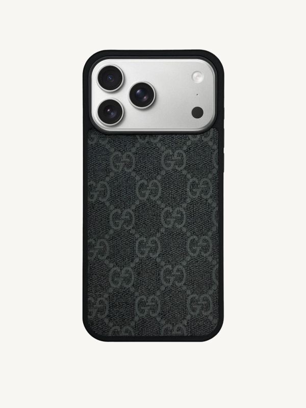 Monogram Case in Black (iPhone)