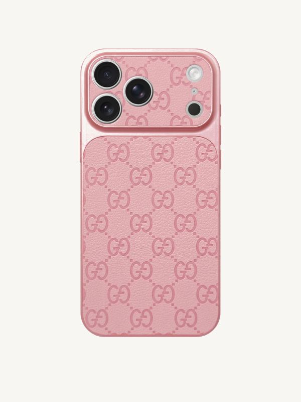 Monogram Case in Pink (iPhone)