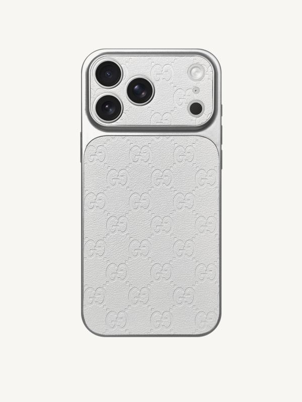 Monogram Case in White (iPhone)