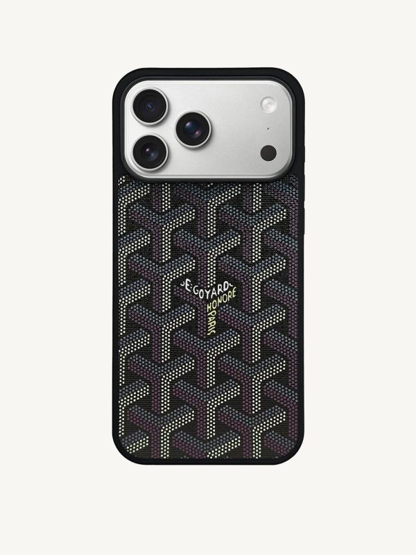 Monogram Case in Black (iPhone)