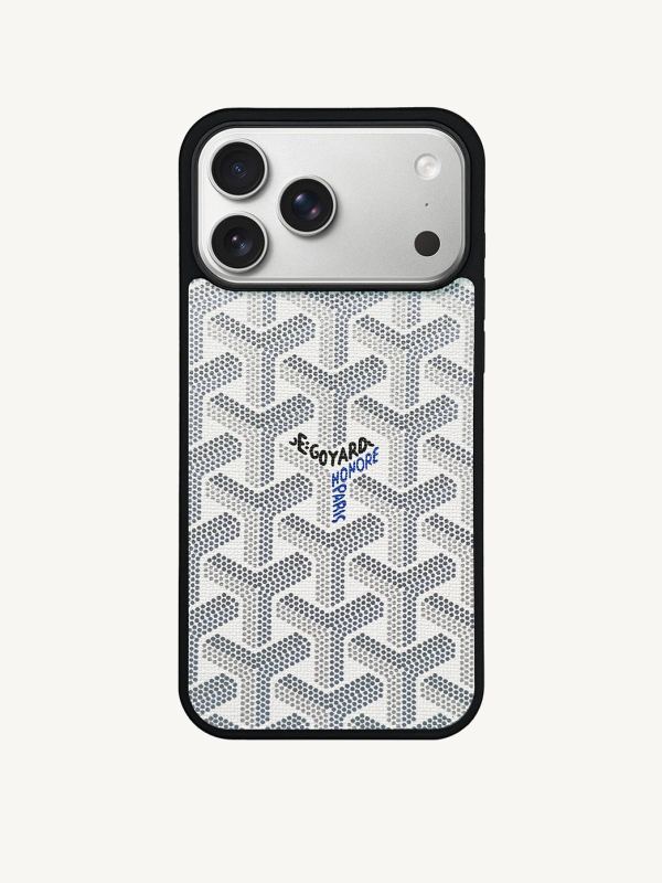 Monogram Case in White (iPhone)