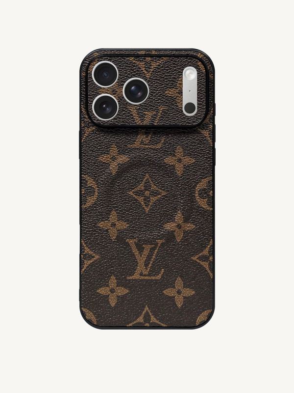 Monogram Fully Covered MagSafe Case in Brown (iPhone)