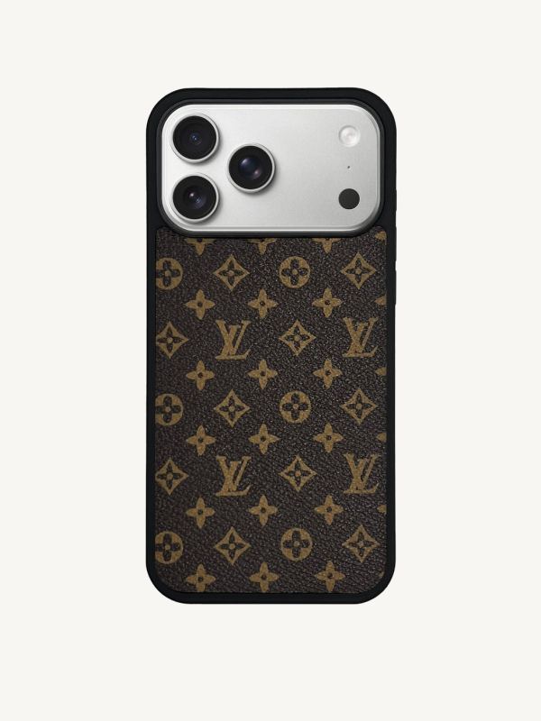 Multicolor Mini Monogram Case in Brown (iPhone)
